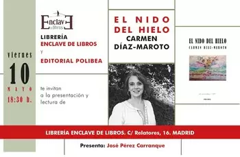 Presentación de EL NIDO DEL HIELO, de Carmen Díaz-Maroto - 18:30 h
